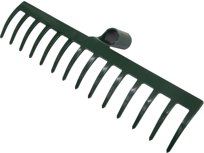 Stålrive PROFI 14 tænder 39,5 cm uden skaft