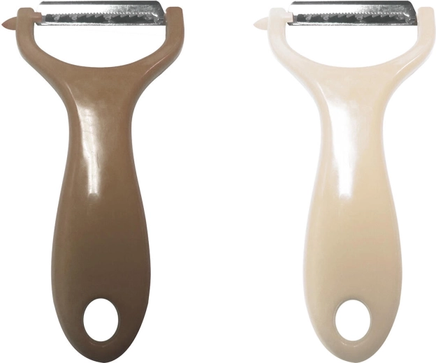 Y-skræller Julienne med rustfrit stålblad 5 cm, plastikhåndtag, miks af farver