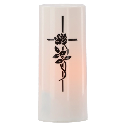 LED-indsats til lygte med levende flammeeffekt og kors