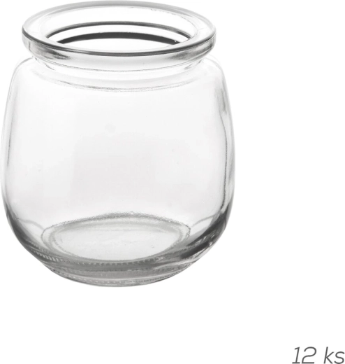 Glasbægre til yoghurt 200 ml, 12 stk.
