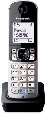 Panasonic trådløst telefonudvidelsessæt sort