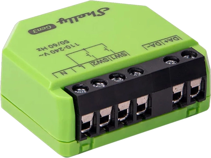 Shelly DALI Gen3 lysdæmper til belysning