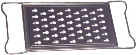 Fladt rivejern i rustfrit stål til grøntsager 29 × 11 cm