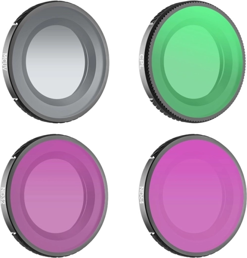 Sunnylife sæt med filtre MCUV, CPL, ND32 og ND64 til DJI Osmo Nano (4 stk)