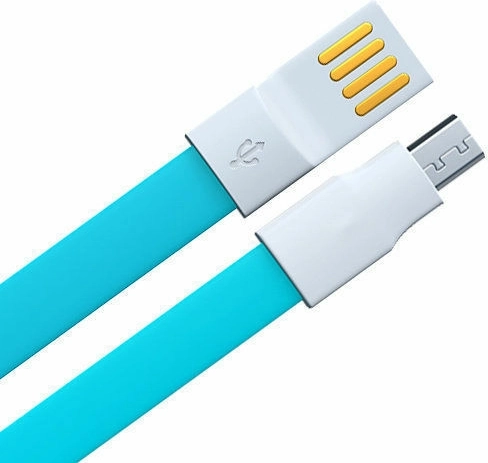 Datakabel micro USB 1,2 m blå Remax
