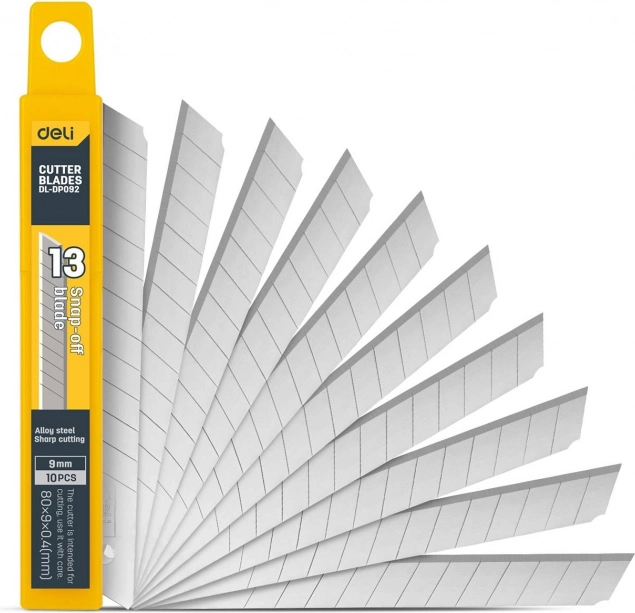 Universalkniv Deli Tools med udskifteligt blad 9 mm