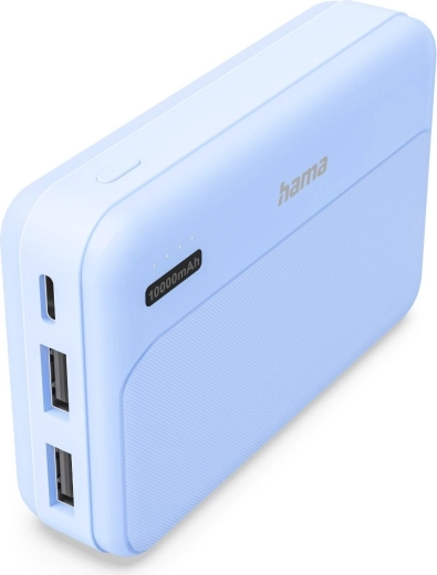 Powerbank Hama Power Pack Pocket 10 10.000 mAh blå