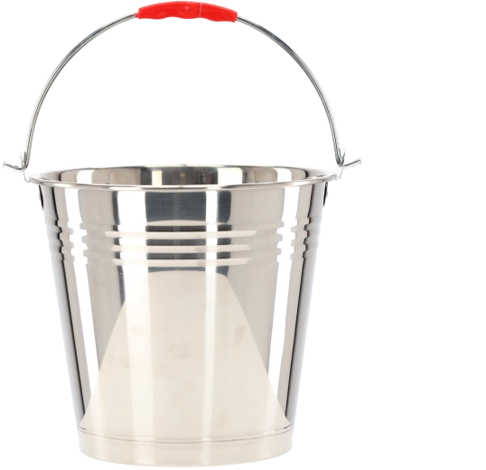 Rustfri stålspand 10 l