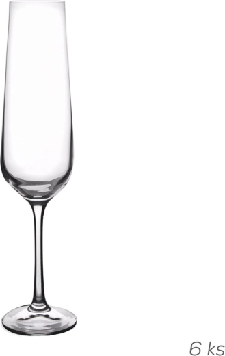 Sandra sektglas 0,2 l, 6 stk.