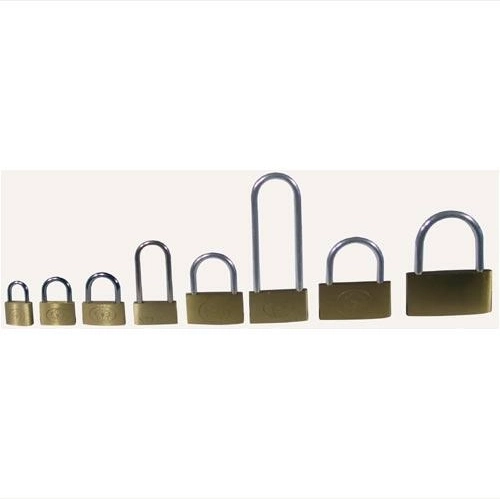 Hængelås i messing 20 mm med 3 nøgler