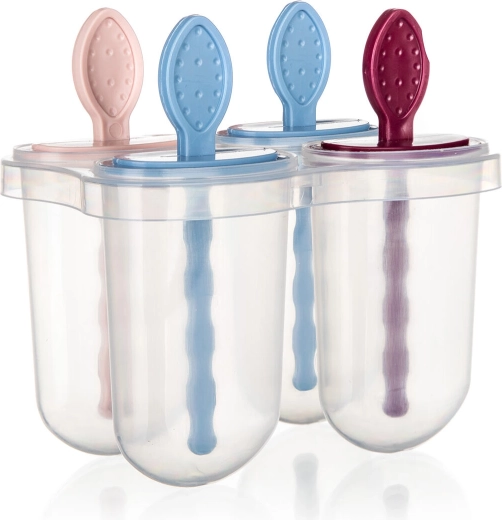 Isform til ispinde 60 ml ACASSA, sæt med 4 stk.