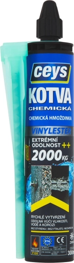 Kemisk anker vinylester 300 ml CEYS