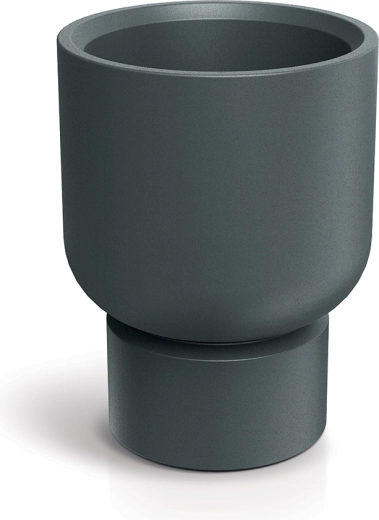 Molta Base Round Midl blomsterkrukke 40 cm grafit