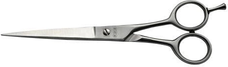 Frisørsaks med fingerstøtte 17 cm i rustfrit stål