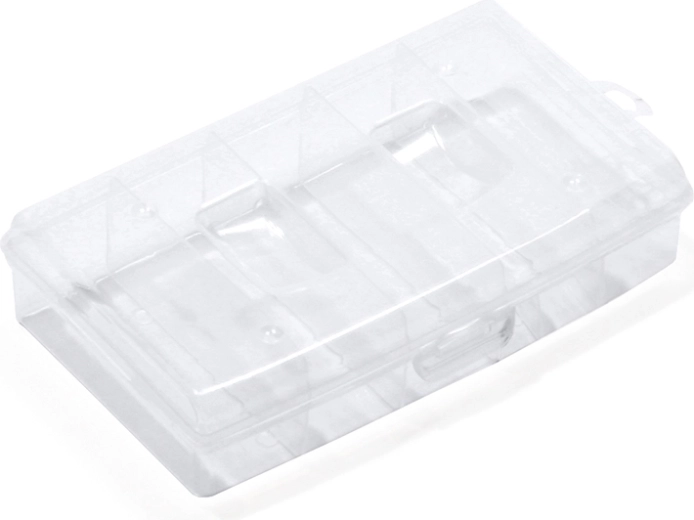 Plastisk organizer NUN 198 × 117 × 45 mm med 5 rum