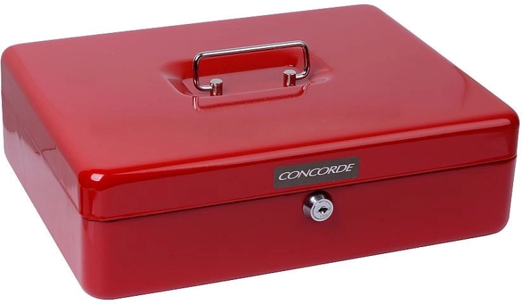 Metal-kasse CONCORDE 35 rød