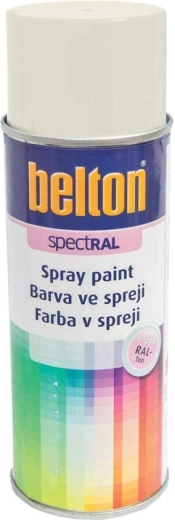 Spraymaling BELTON RAL 9010 hvid mat 400 ml
