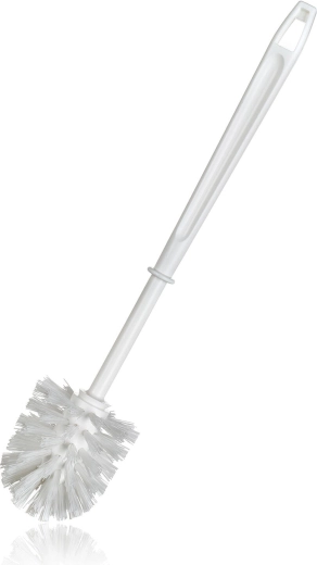 WC-børste plast hvid 8 × 36 cm