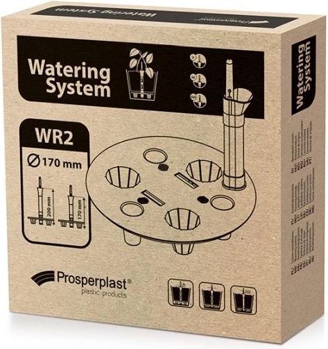 Vandingssystem til runde blomsterkrukker ROUND WR2 med niveaumåler