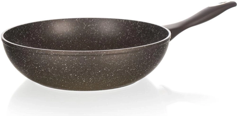 Wokpande 28 cm med nonstick-belægning Premium Dark Brown