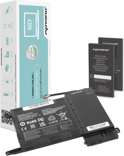 Movano-batteri til Lenovo IdeaPad Y700-15ISK (Y700) 4050 mAh / 60 Wh