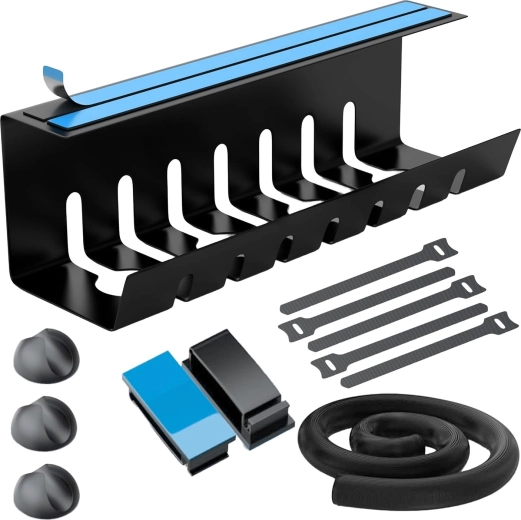 Kabelorganizer under bord 43 cm