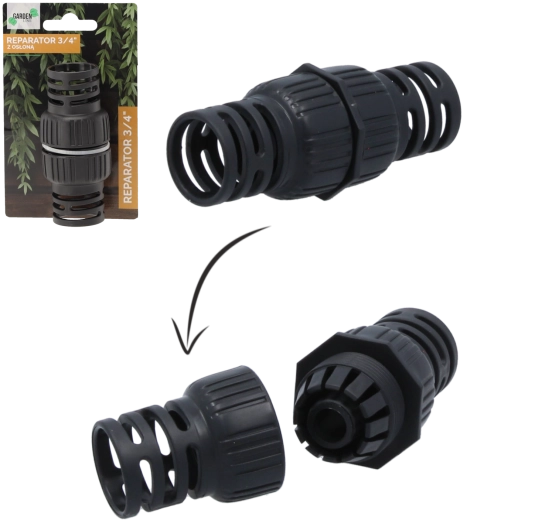 Slangereparatør 3/4" med beskyttelse