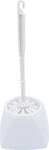 WC-sæt med holder, hvid plast