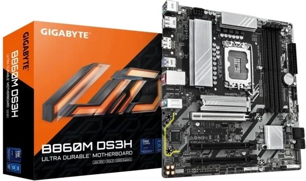 Gigabyte B860M DS3H – microATX bundkort til Intel Core Ultra