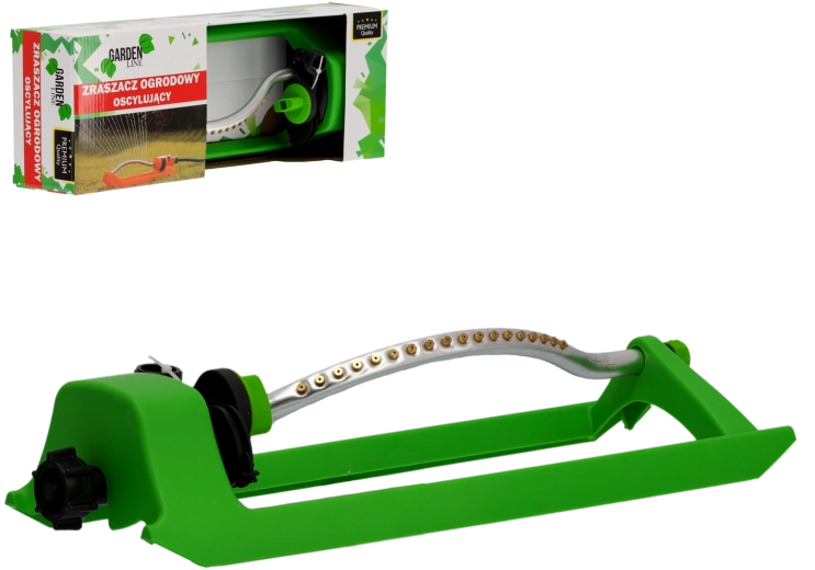 Have-oscillerende sprinkler med messingdyser