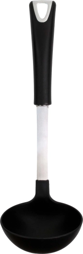 Suppeske med sort håndtag