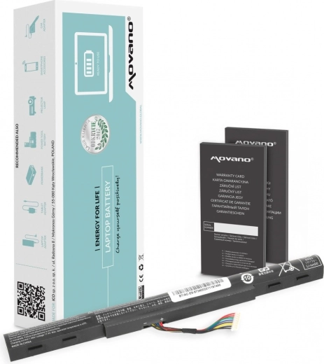 Movano-batteri til bærbar Acer Aspire E5-573G og TravelMate P277-M (AL15A32) 1800 mAh 27 Wh