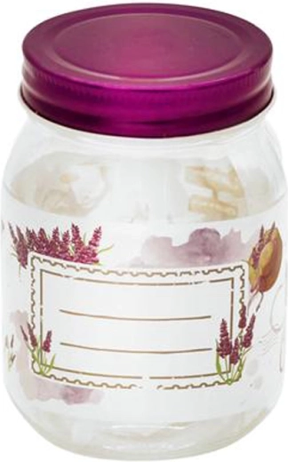 Konservesglas med låg TORO 380 ml Lavendel