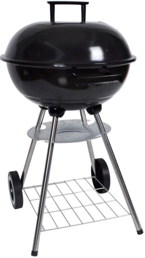 Rund kedelgrill med låg 47 cm