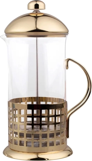 Stempelkande (French press) 1000 ml med gyldent metalfilter