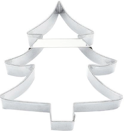 Peberkage-udstikker juletræ