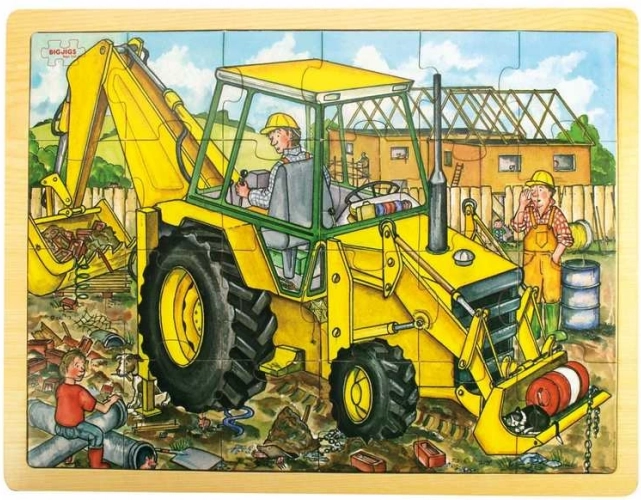Bigjigs Toys træpuslespil gravko 24 brikker