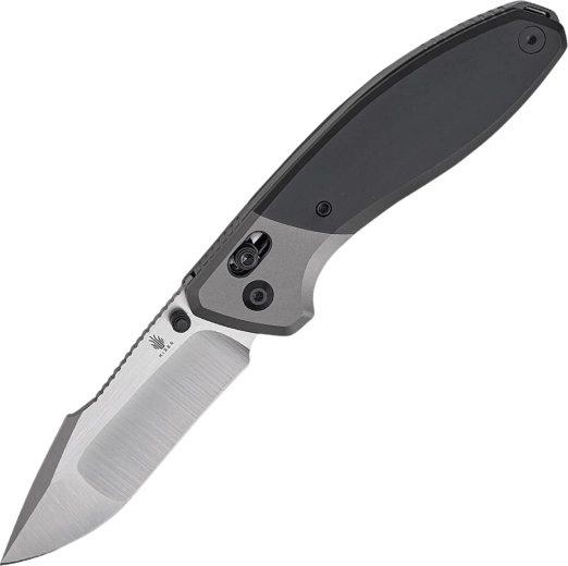 Kizer Staffi foldekniv S45VN med titaniumhåndtag (hand-brushed) - 1 stk.