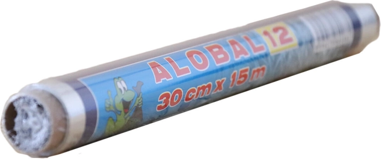 Aluminiumsfolie 15 m x 30 cm, 12 µ