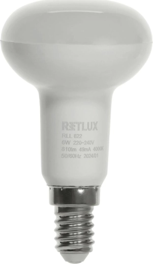 Retlux LED-reflektorpære E14 6 W 4000 K