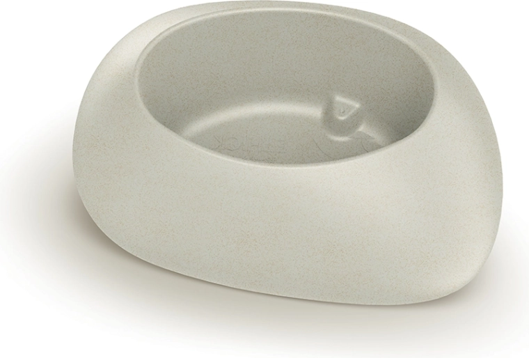 Blomsterkrukke YEKE sandfarvet oval plast