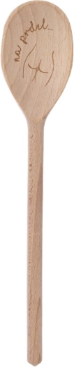 Træske med teksten „Na prdel“ 30 cm