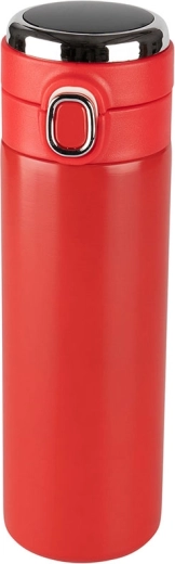 Rød termokop 420 ml med LED-display