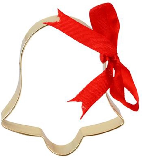 Udstiksform til småkager gylden klokke 7 cm TORO