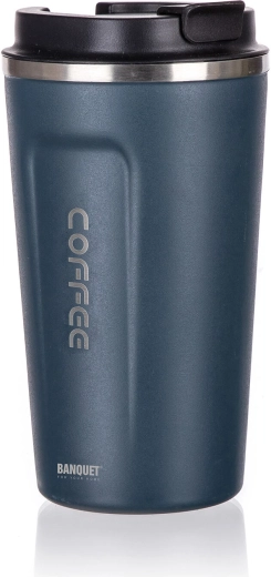 Rejsekop i rustfrit stål 450 ml blå ARTY