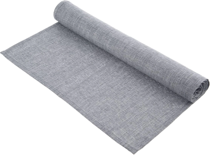 Bordløber i polyester, lysegrå 140 × 40 cm