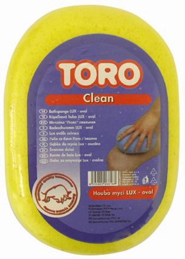 Lux massagesvamp oval hvid