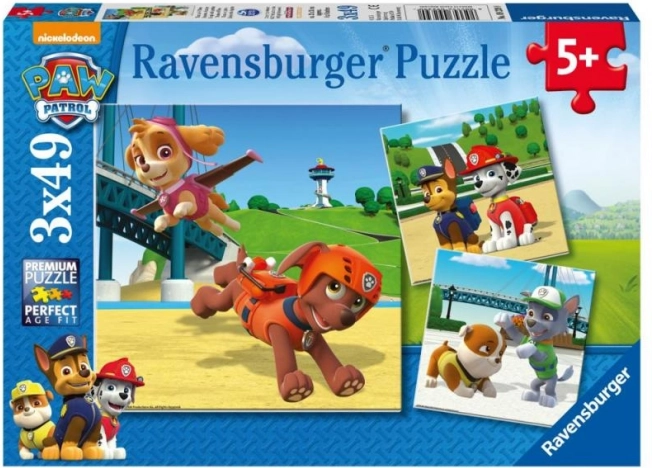 Ravensburger puslespil Paw Patrol 3×49 brikker