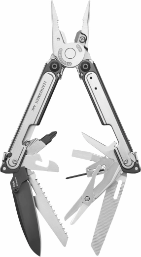 Multifunktionelt Leatherman FREE ARC-værktøj i sort-sølv