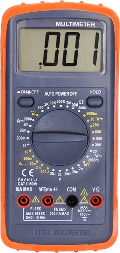 Solight digitalt multimeter 600 V/10 A - 1 stk.